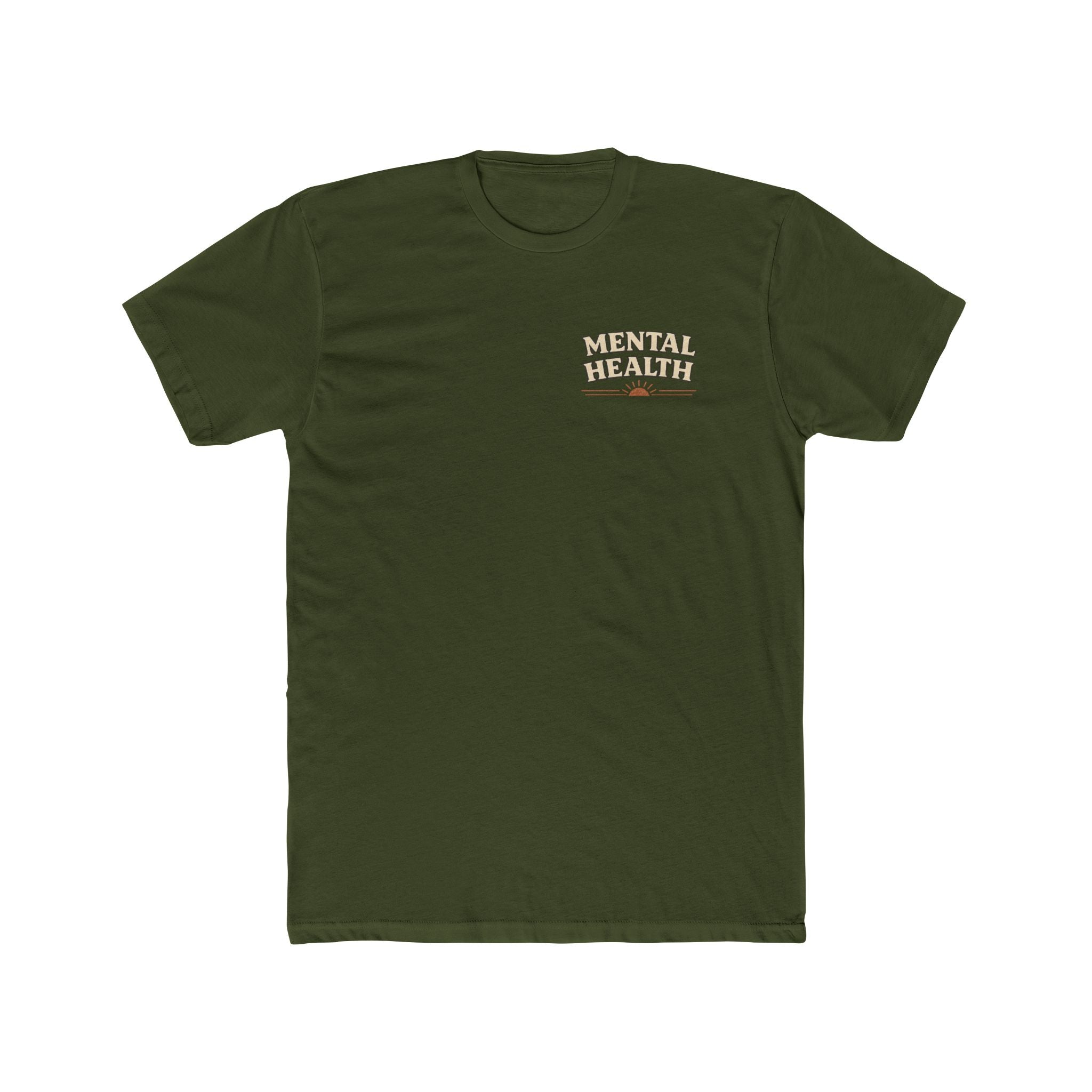 Mental Health Is Health Tee | Retro Sunrise, Take Care of Your Mind
