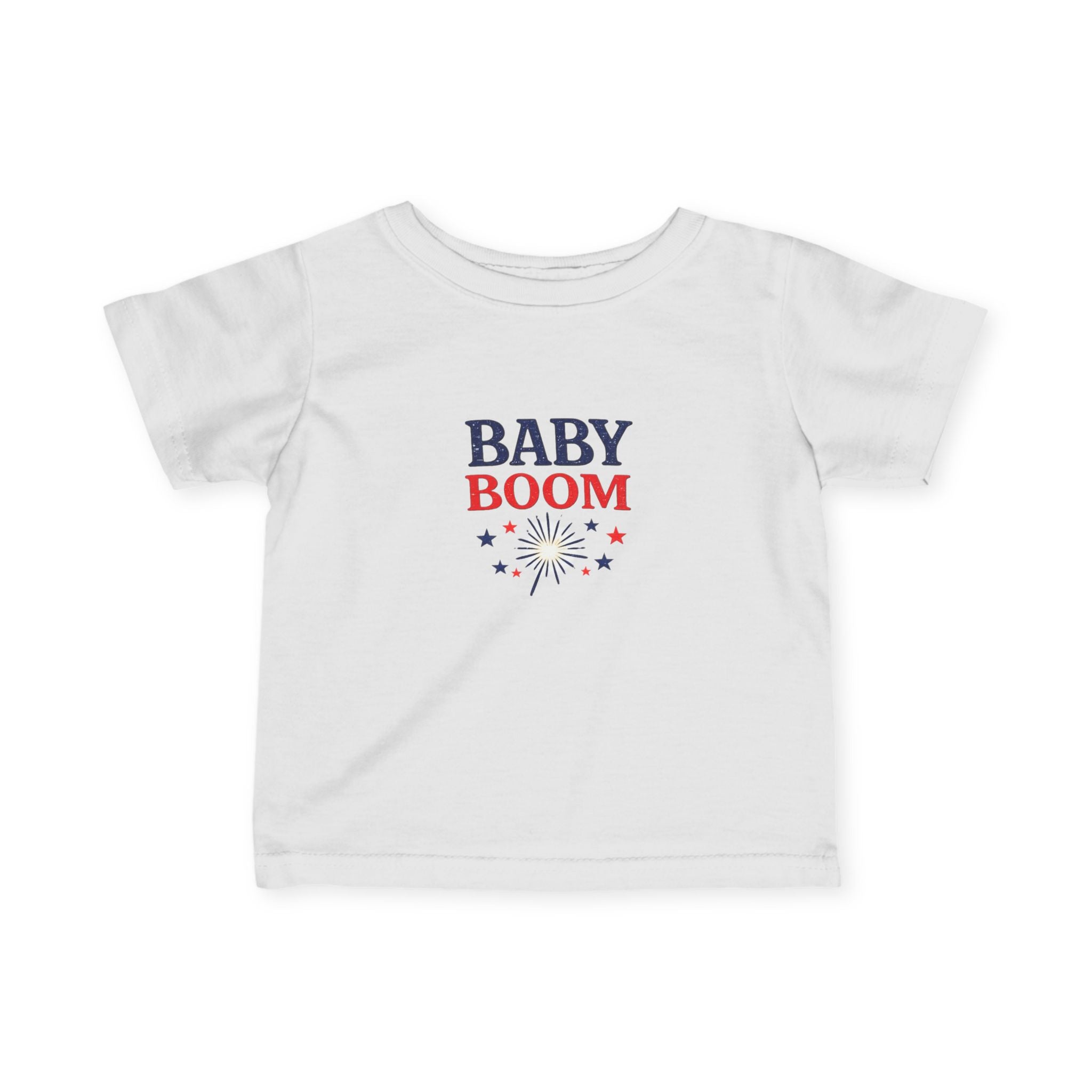 Baby Boom Infant Tee | patriotic fireworks baby shirt