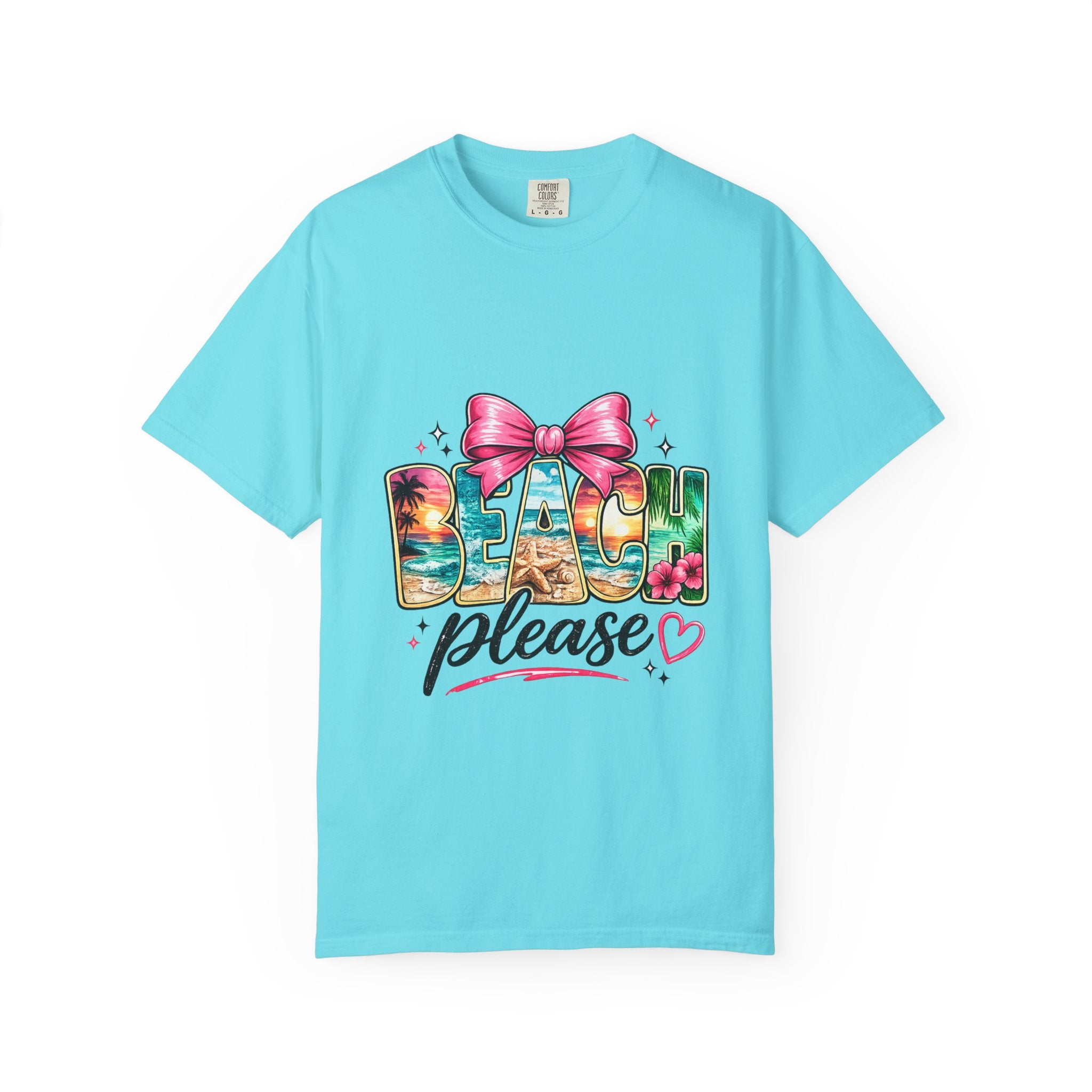 Beach Please T-Shirt — Tropical Summer Graphic Tee