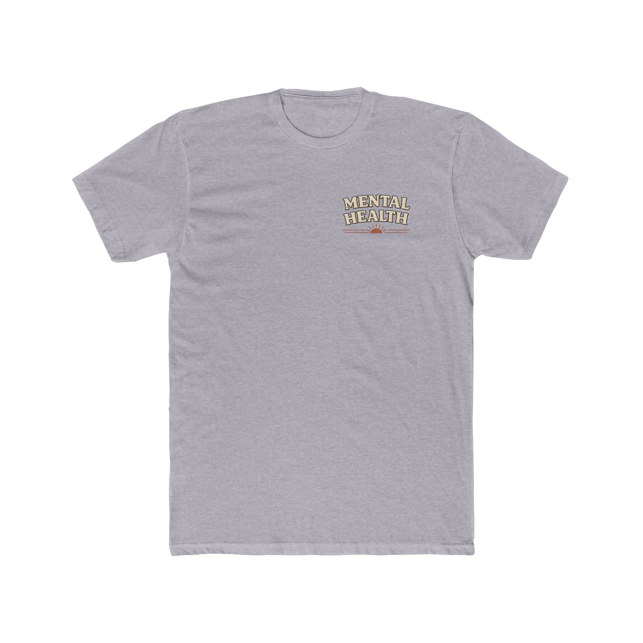 Mental Health Is Health Tee | Retro Sunrise, Take Care of Your Mind