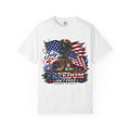 Freedom Isn't Free July 4th Flag Boots T-shirt | Patriotic Memorial Tee