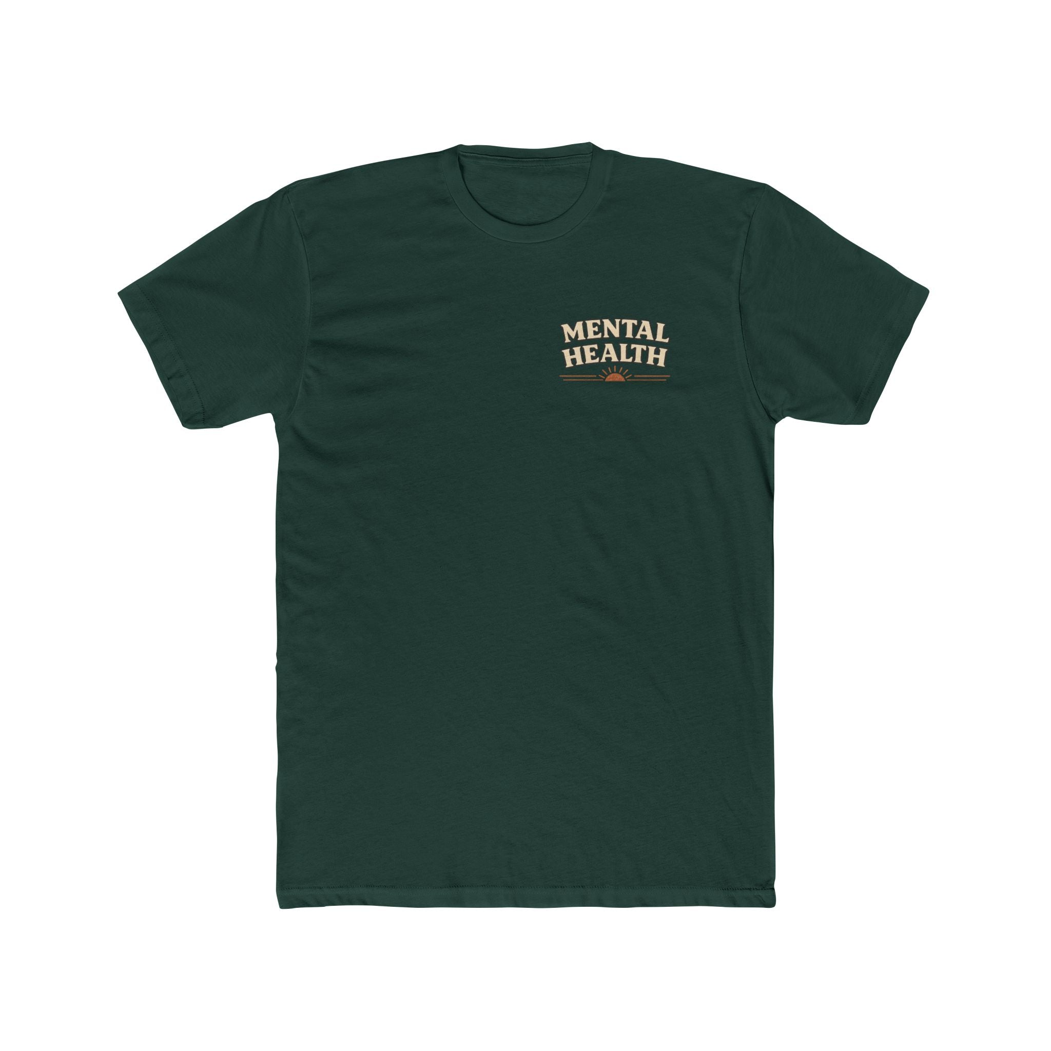 Mental Health Is Health Tee | Retro Sunrise, Take Care of Your Mind