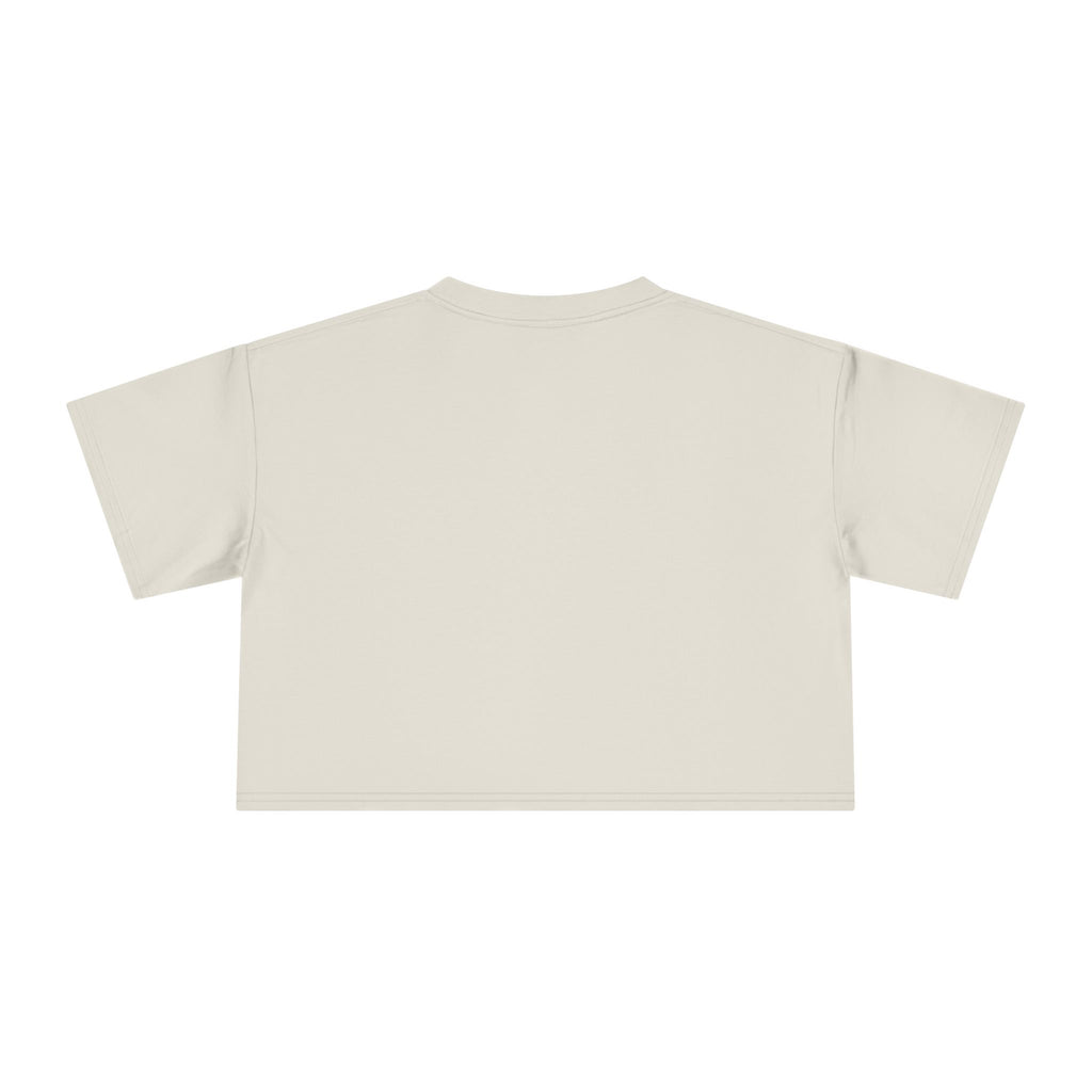 Beach Please graphic Crop Tee | tropical letters, pink bow
