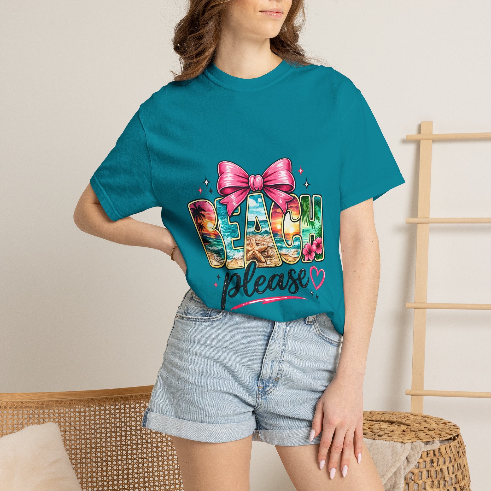Beach Please T-Shirt — Tropical Summer Graphic Tee