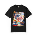 Happy 4th of July BBQ T-Shirt | USA Flag Fireworks Summer