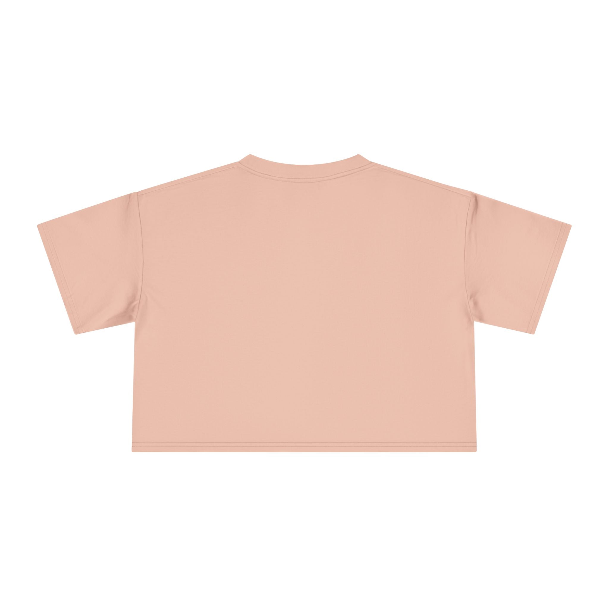 Beach Please graphic Crop Tee | tropical letters, pink bow