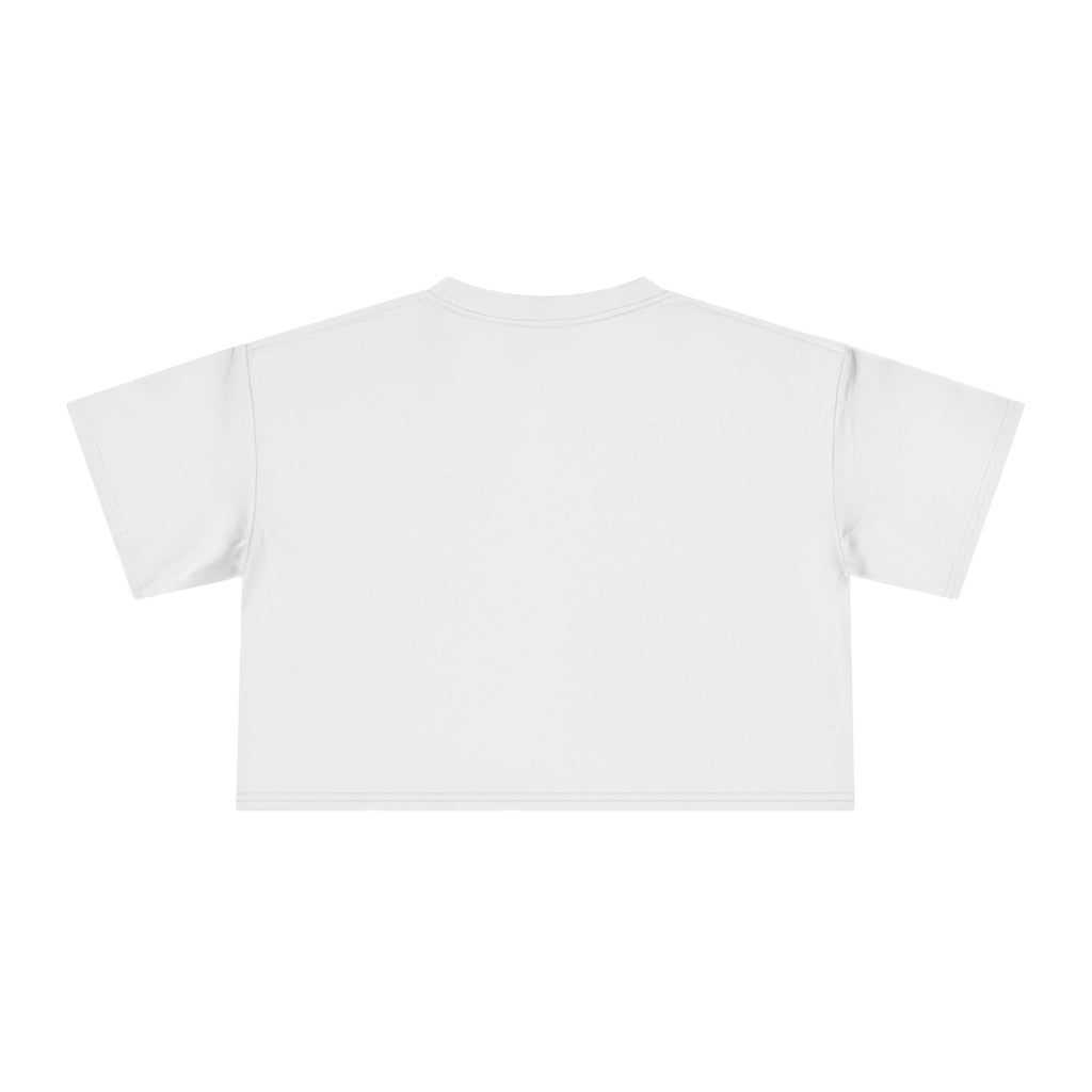 Beach Please graphic Crop Tee | tropical letters, pink bow